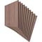 Ekena Millwork 11 3/4W x 11 3/4H x 3/8T Wood Hobby Boards, Walnut, 10PK HBW12X12X375CWA - alternate 2